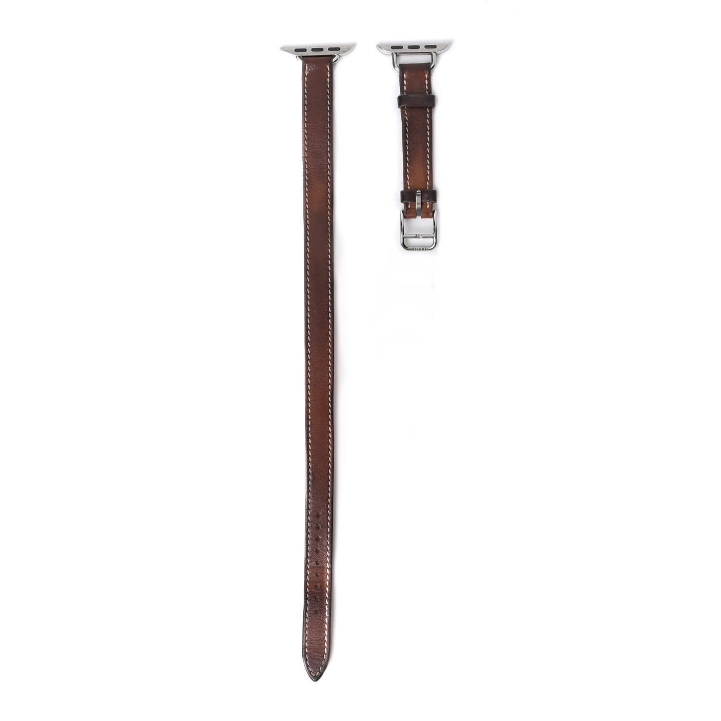Barenia 38mm Double Tour Apple Watch Strap Fauve