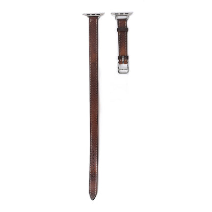 Hermes Barenia 38mm Double Tour Apple Watch Strap Fauve 1 of 8