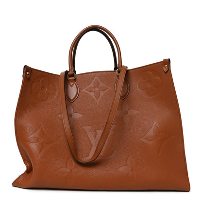 Louis Vuitton Empreinte Monogram Giant Onthego GM Cognac 1 of 9