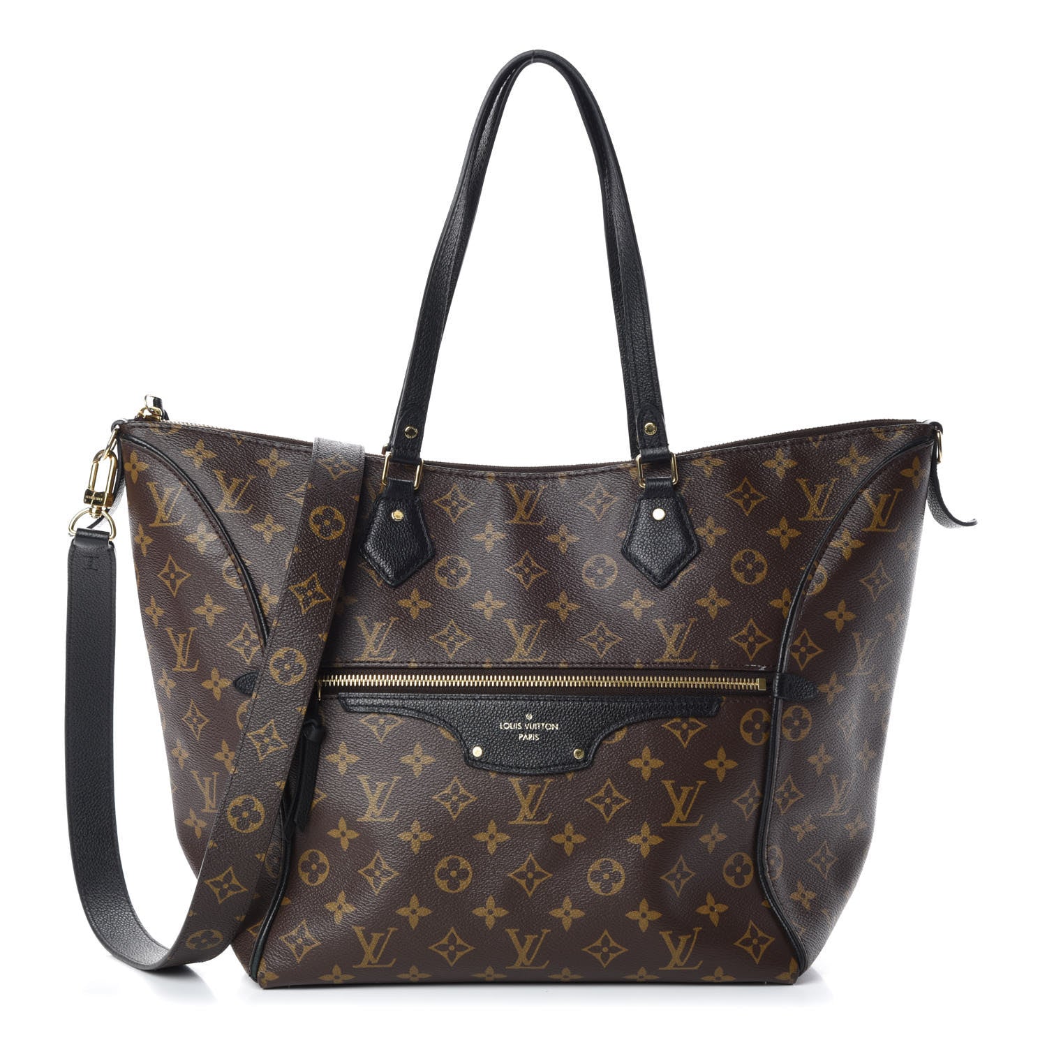 Louis Vuitton Monogram Tournelle MM Black 1 of 9