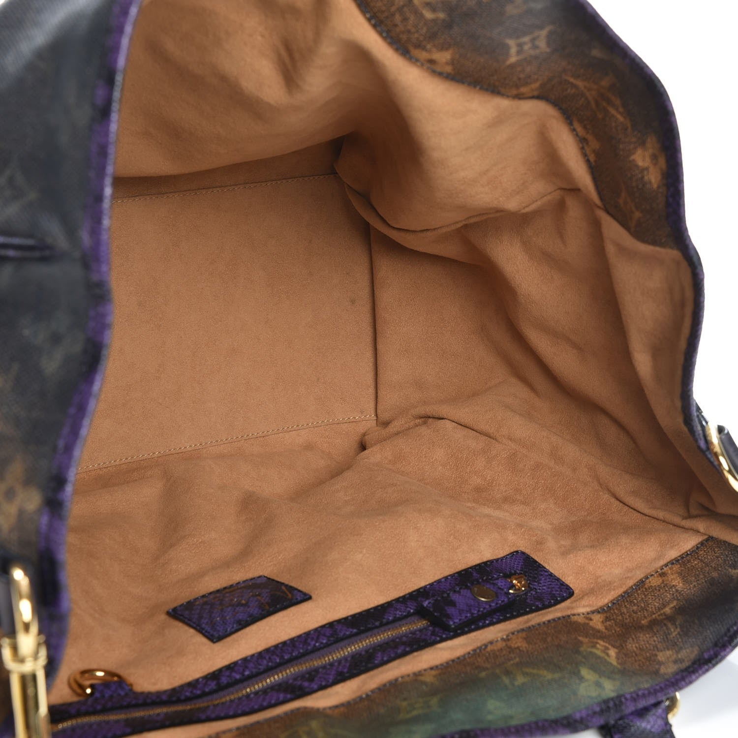 Louis Vuitton Monogram Karung Heartbreak Jokes Tote Violet 5 of 9