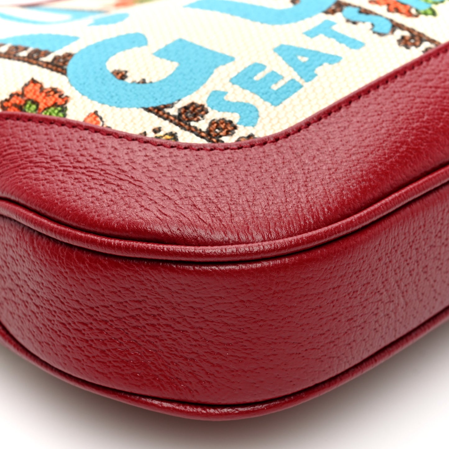 Canvas Calfskin 100 Centennial Music Small Jackie 1961 Hobo Ivory Red