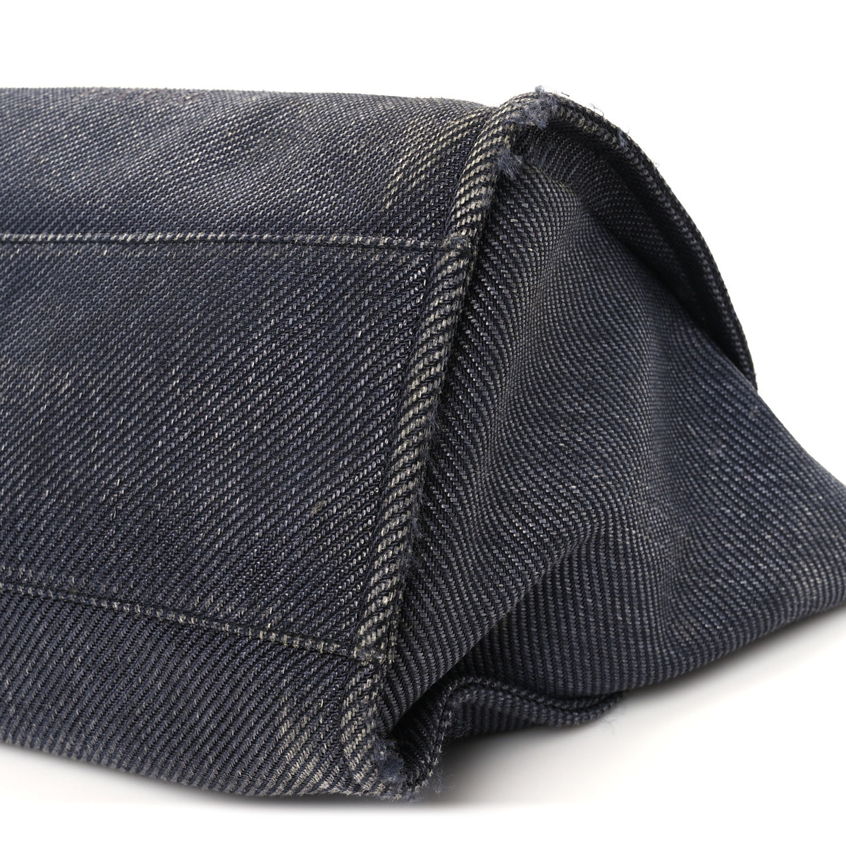 Chanel Denim Medium Deauville Tote Dark Blue 9 of 10