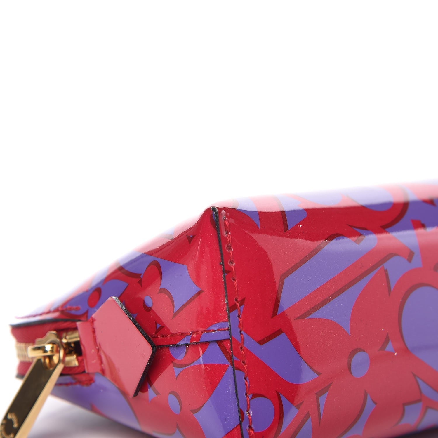 Louis Vuitton Patent Sweet Monogram Cosmetic Pouch Rose Indien 9 of 10