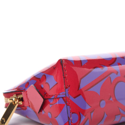 Louis Vuitton Patent Sweet Monogram Cosmetic Pouch Rose Indien 9 of 10