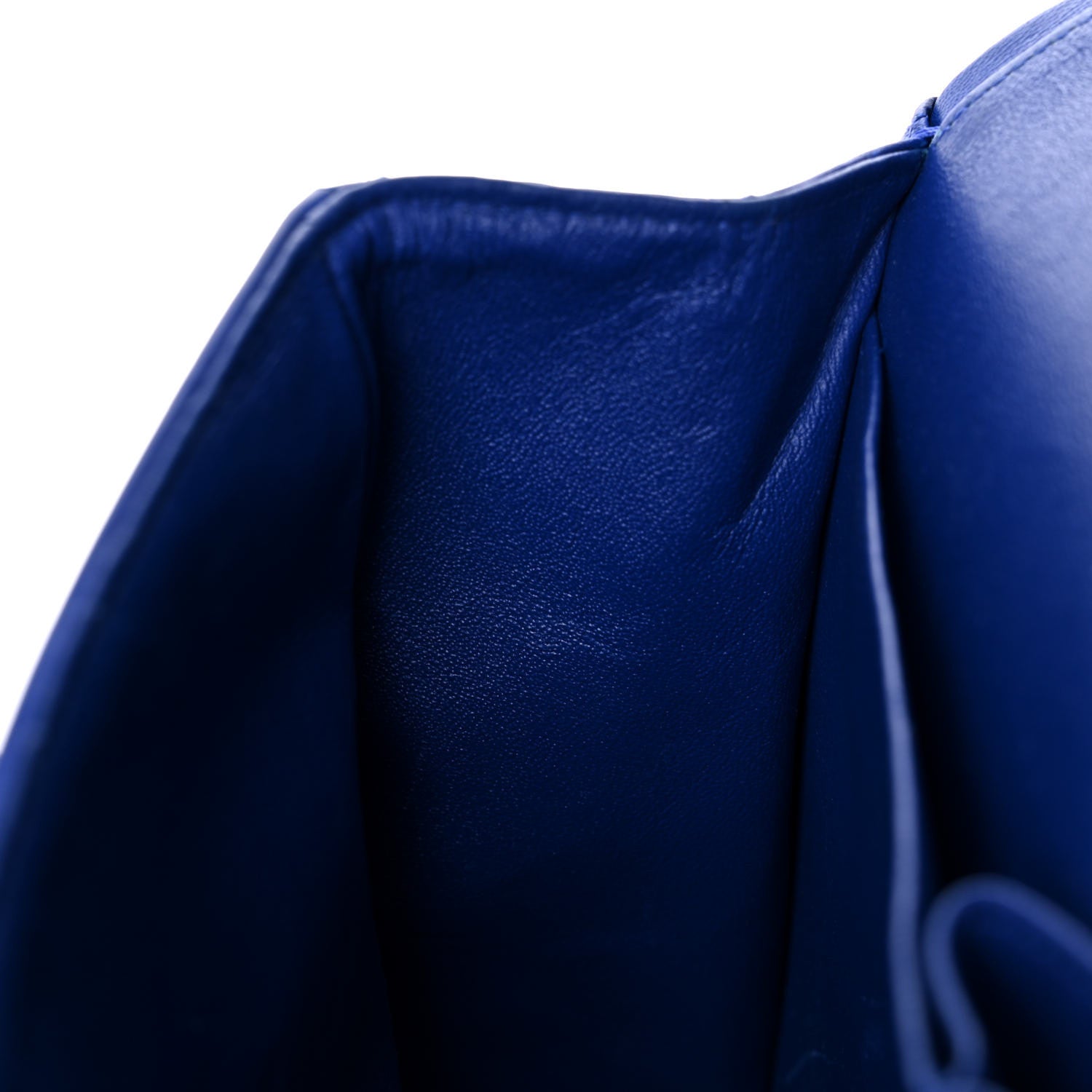 Chanel Lambskin Quilted Jumbo Double Flap Blue 14 of 22