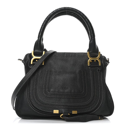 Chloe Calfskin Small Marcie Satchel Black 1 of 9