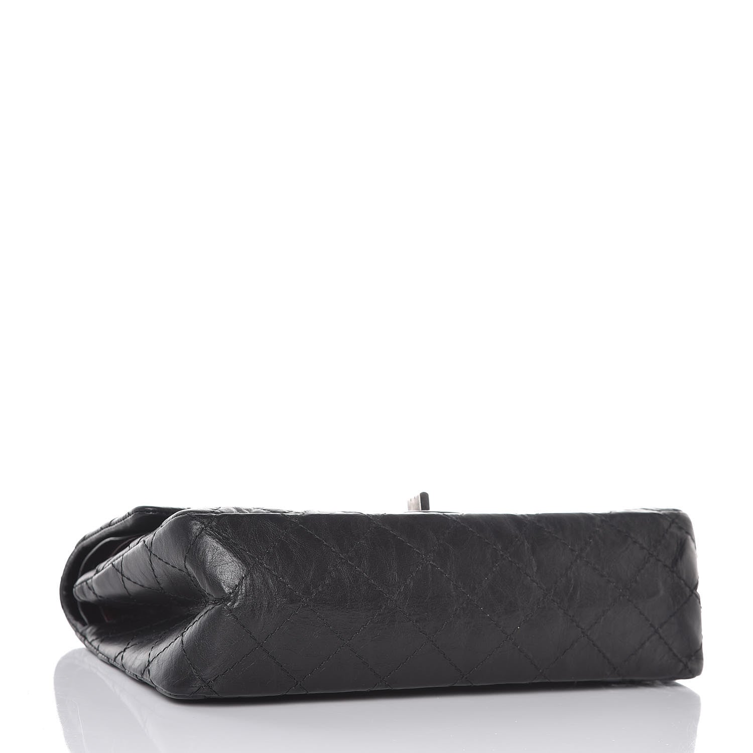 Chanel Aged Calfskin Quilted 2.55 Reissue 225 Flap Black 4 of 10