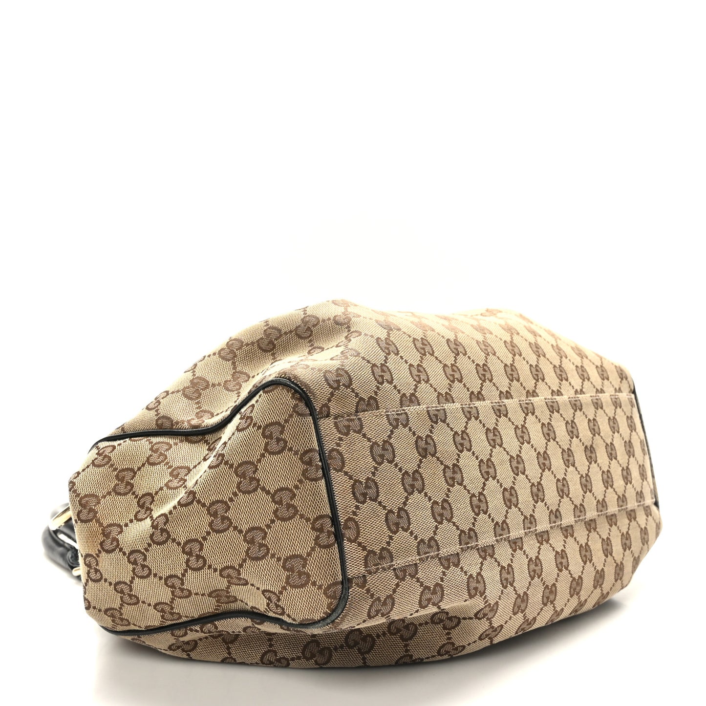 Monogram Medium Sukey Tote Beige Ebony Black