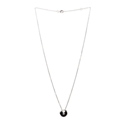 Cartier 18K Pink Gold Diamond Black Onyx XS Amulette de Cartier Pendant Necklace 3 of 8