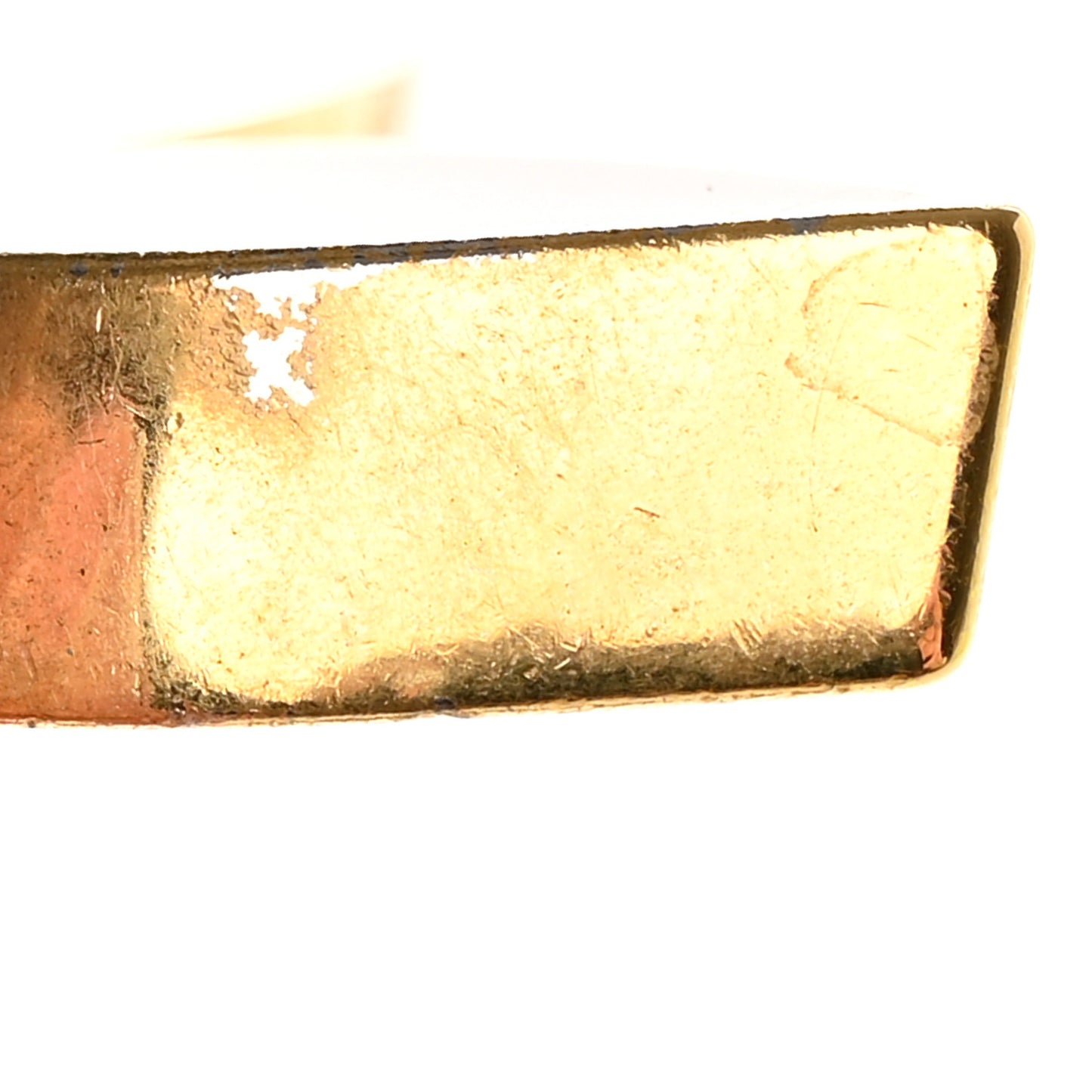 Metal Enamel Fleur De Monogram Bag Charm Dore