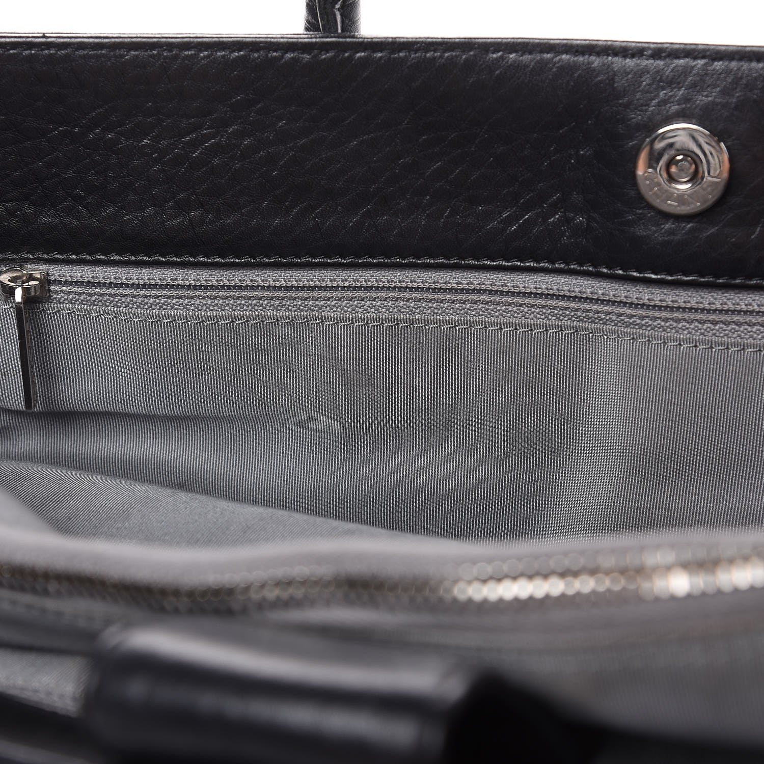 Chanel Calfskin XL Cerf Executive Shopper Tote Black 15 of 24