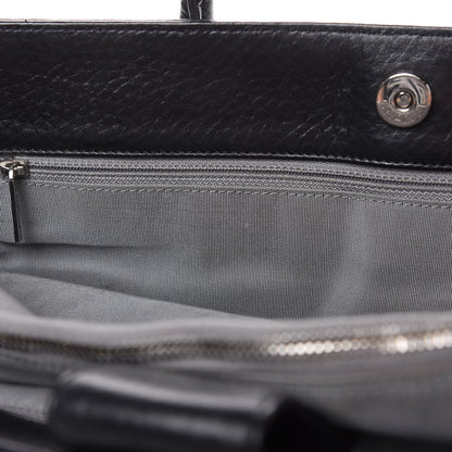 Chanel Calfskin XL Cerf Executive Shopper Tote Black 15 of 24