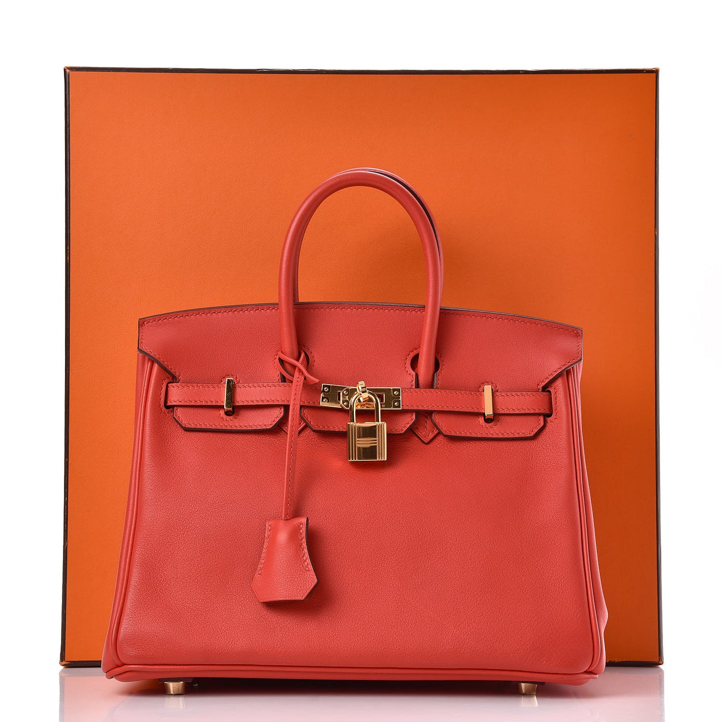 Swift Birkin 25 Rouge Tomate
