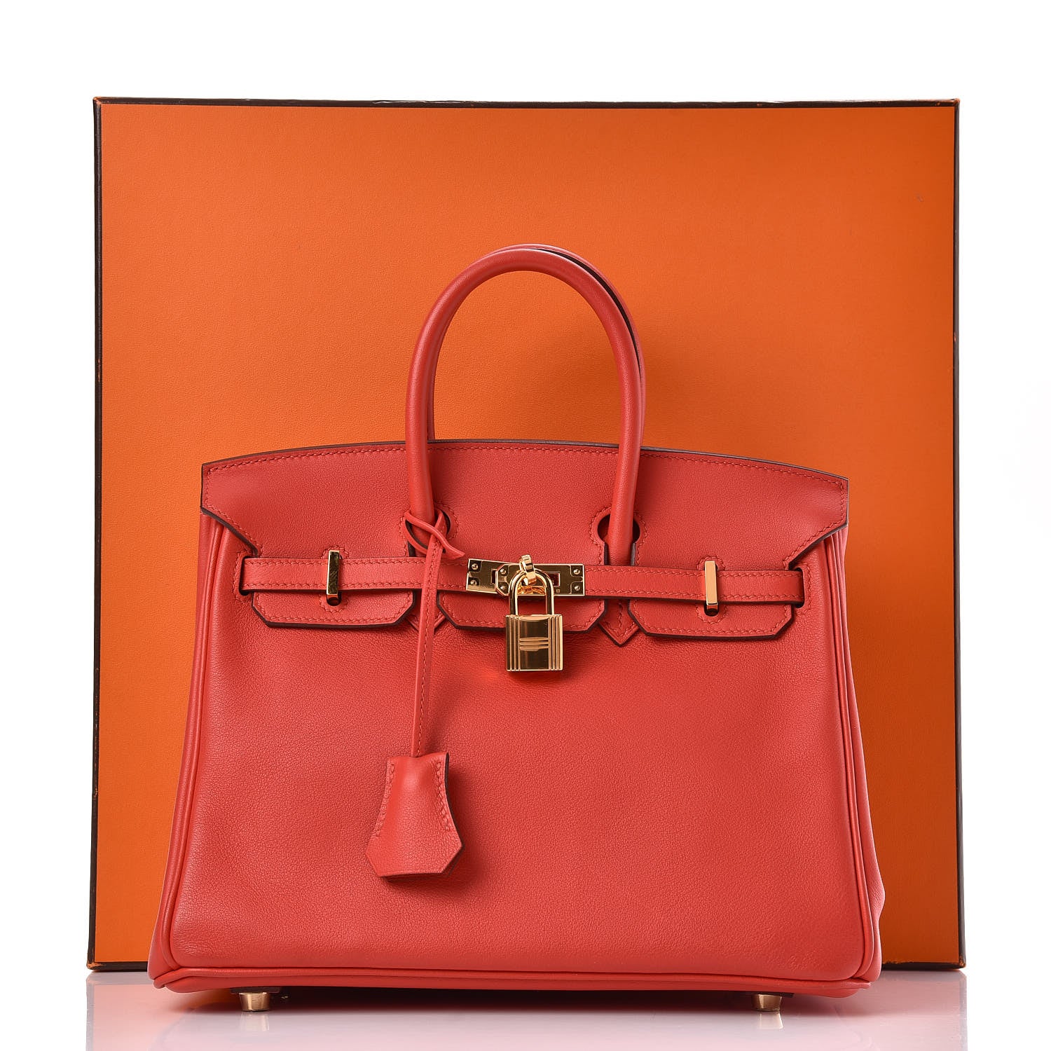 Hermes Swift Birkin 25 Rouge Tomate 30 of 30