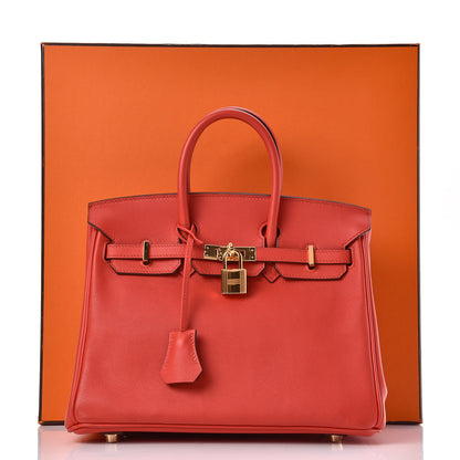 Hermes Swift Birkin 25 Rouge Tomate 30 of 30