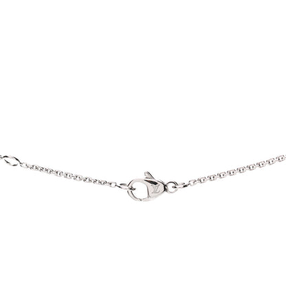 Louis Vuitton 18K White Gold Diamond Idylle Blossom LV Pendant Necklace 4 of 6
