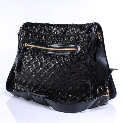 Louis Vuitton Vinyl Monogram Squishy Inventeur Messenger Bag Black 4 of 14