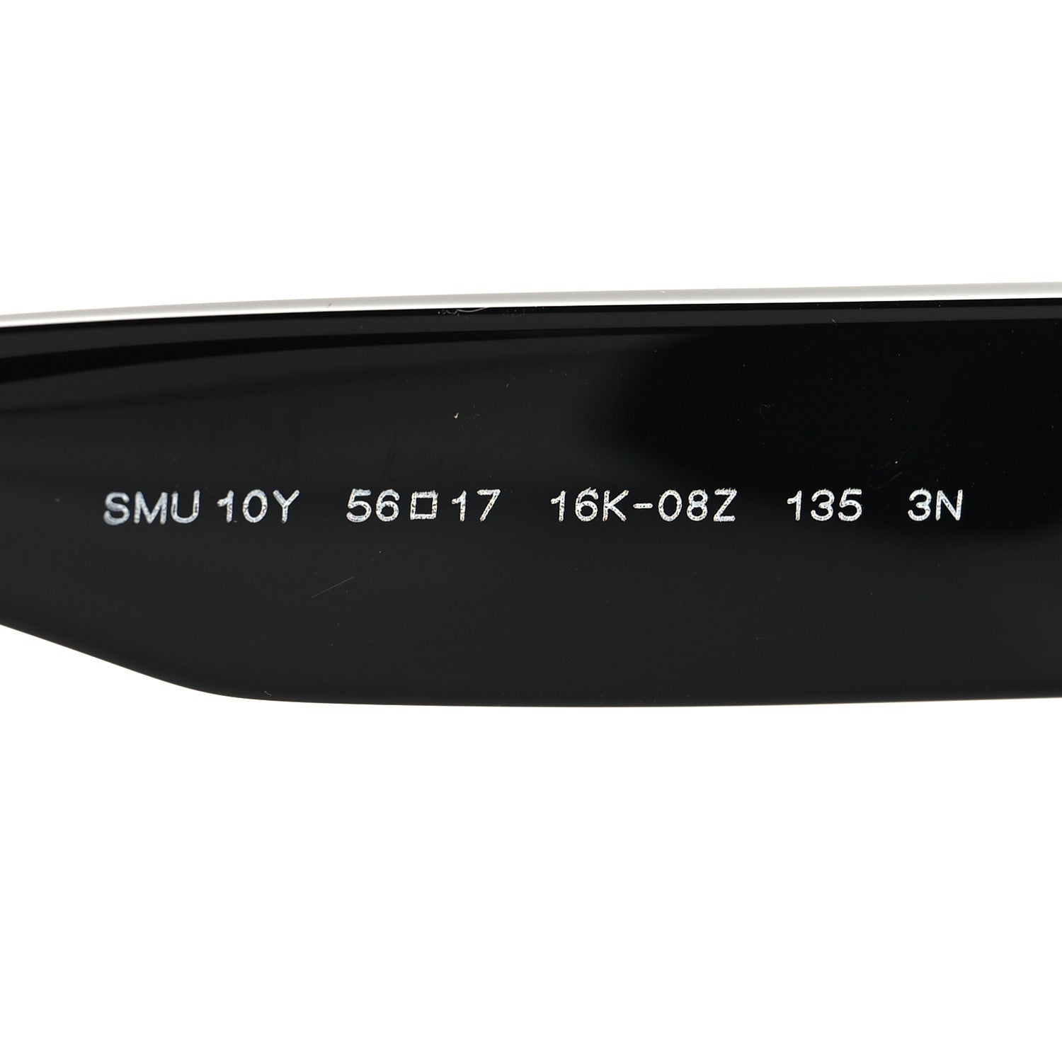 Miu Miu Acetate Rectangle Sunglasses SMU 10Y Black 6 of 7
