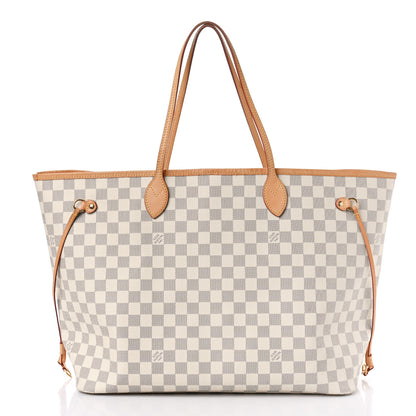 Louis Vuitton Damier Azur Neo Neverfull GM Rose Ballerine 3 of 11