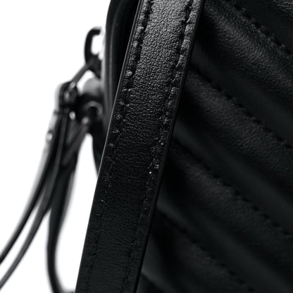 Saint Laurent Calfskin Matelasse Monogram Lou Camera Bag Black 14 of 18