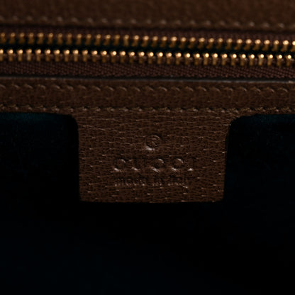 Gucci GG Supreme Monogram Web Medium Ophidia Chain Shoulder Bag Brown 6 of 13