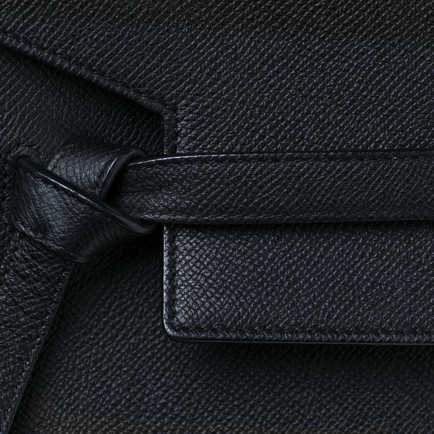 Celine Grained Calfskin Mini Belt Bag Abyss Blue 8 of 16
