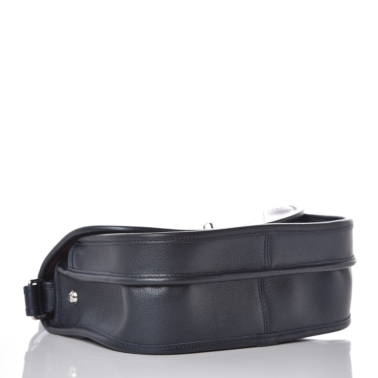 Chanel Metallic Calfskin Quilted Jungle Stroll Messenger Bag Navy 4 of 7