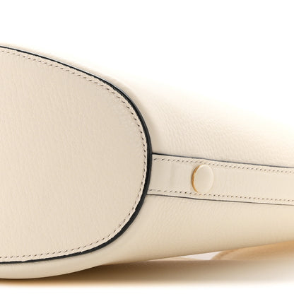 Valentino Garavani Grained Calfskin Vlogo Tote White 9 of 12