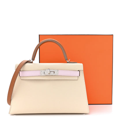 Hermes Epsom Mini Kelly Sellier 20 Craie Mauve Pale Gold 11 of 11