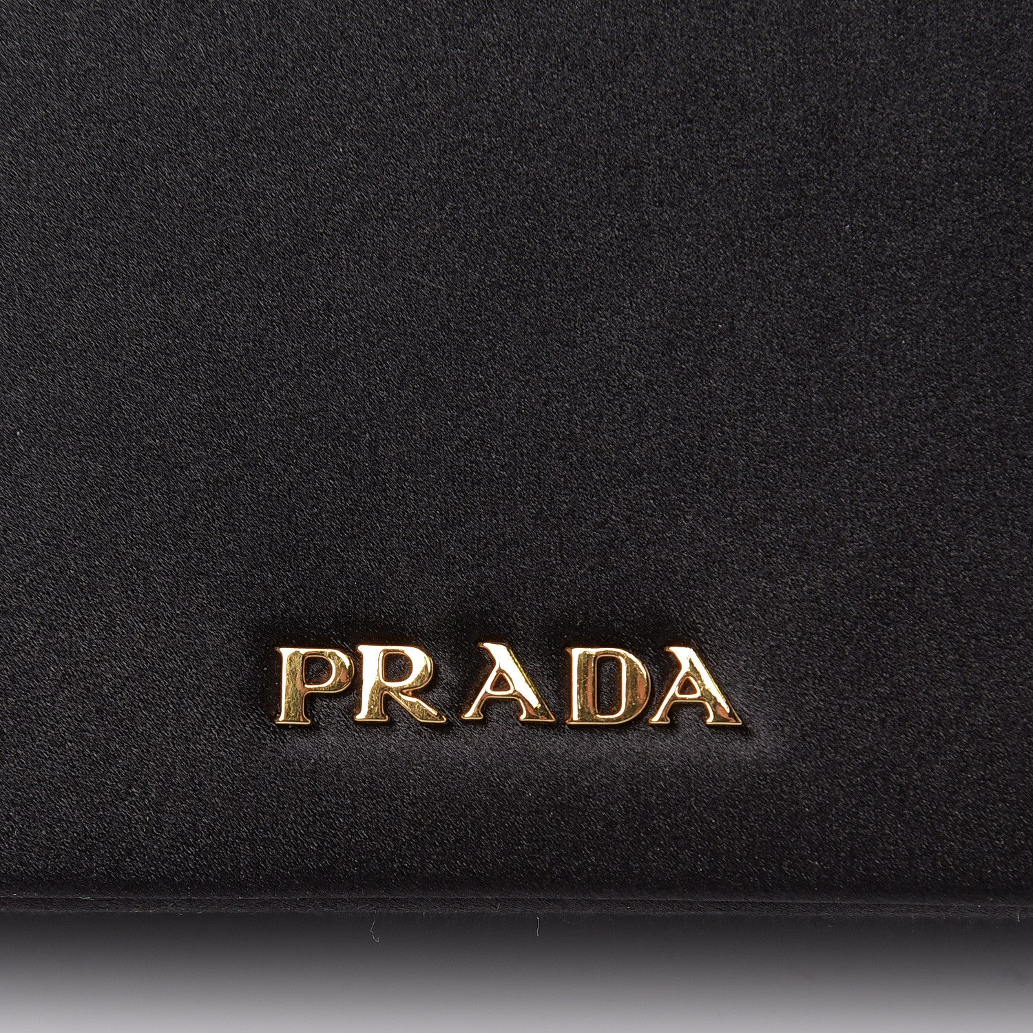 Prada Satin Strass Top Handle Clutch Black 8 of 10