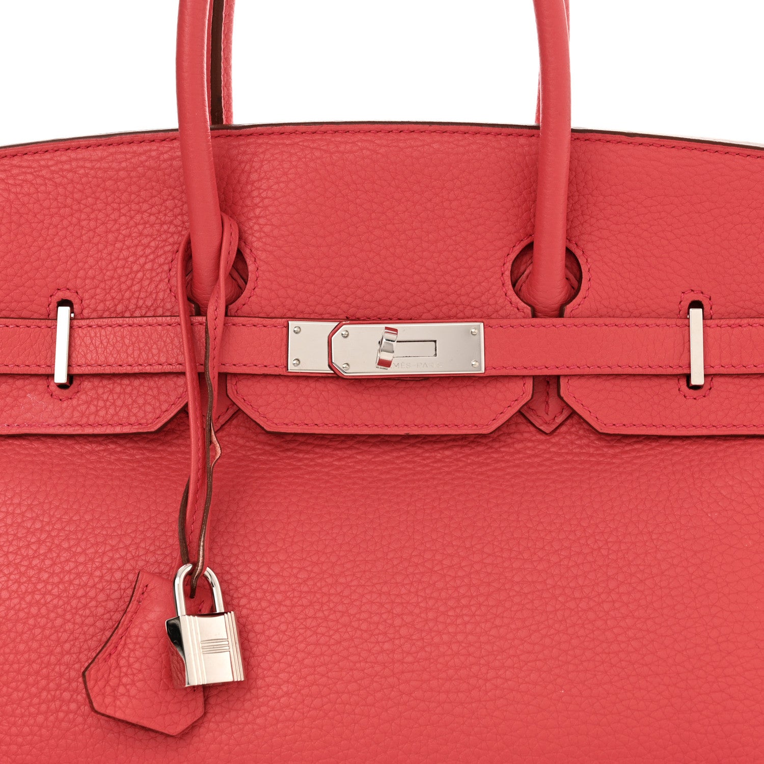 Hermes Taurillon Clemence Birkin 35 Bougainvillea 8 of 16