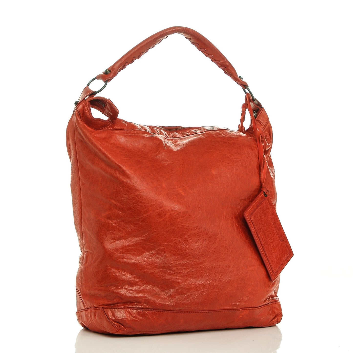 Agneau Classic Hardware Day Hobo Vermillion
