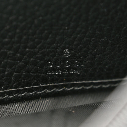 Gucci Dollar Calfskin GG Supreme Monogram Petite GG Marmont Wallet Chain Bag Black Beige Ebony 8 of 12