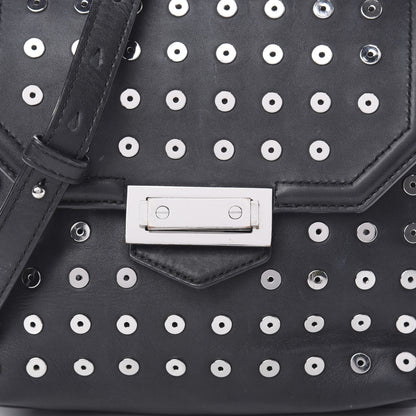 Alexander Wang Lambskin Small Eyelets Marion Tote Black Silver Hardware 8 of 16