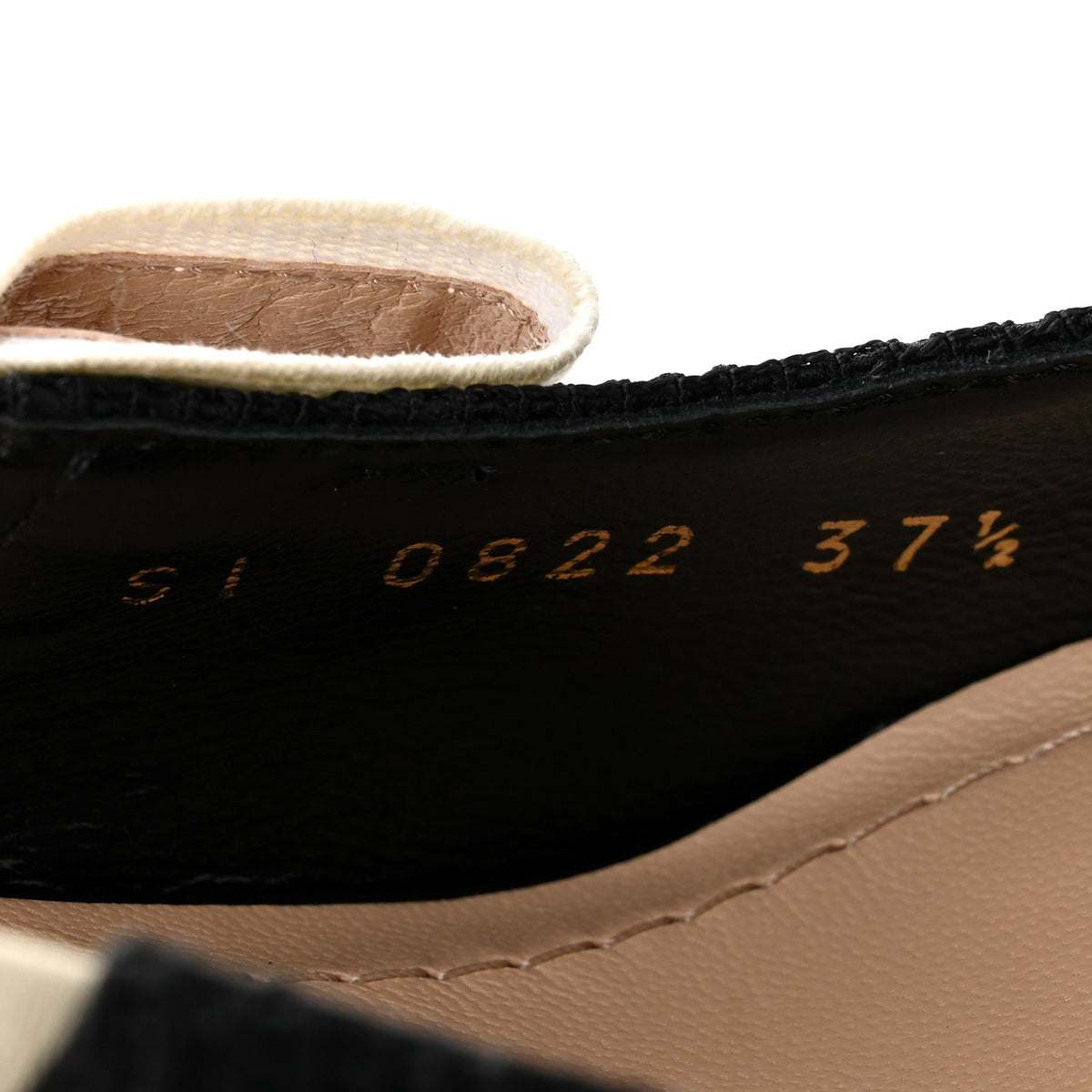 Technical Canvas Ribbon J Adior Slingback 65mm Pumps 37.5 Black