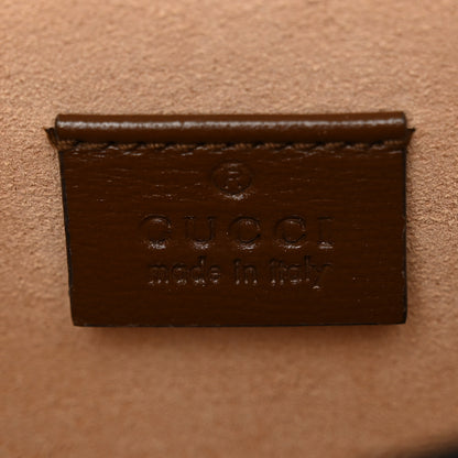 Gucci GG Supreme Monogram Mini Horsebit 1955 Shoulder Bag Beige Brown Sugar 6 of 11