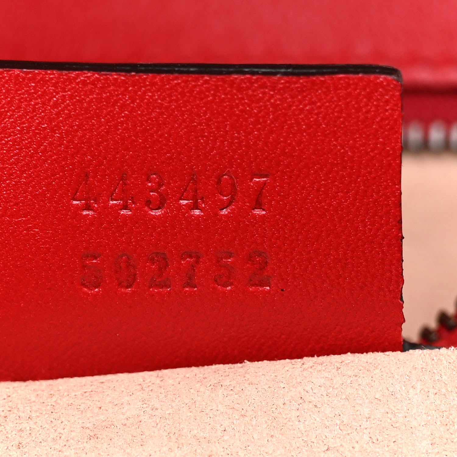 Gucci Calfskin Matelasse Small GG Marmont Shoulder Bag Hibiscus Red 7 of 11