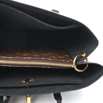Louis Vuitton Monogram Flower Tote Black 5 of 8