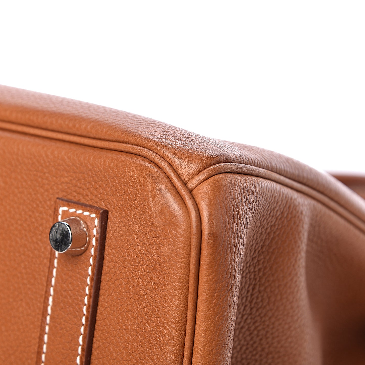 Natural Barenia Faubourg Birkin 35 Fauve