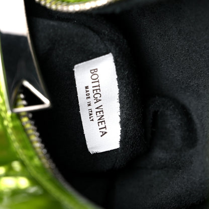 Bottega Veneta Metallic Crushed Calfskin Mini Jodie Chlorophyll 7 of 9