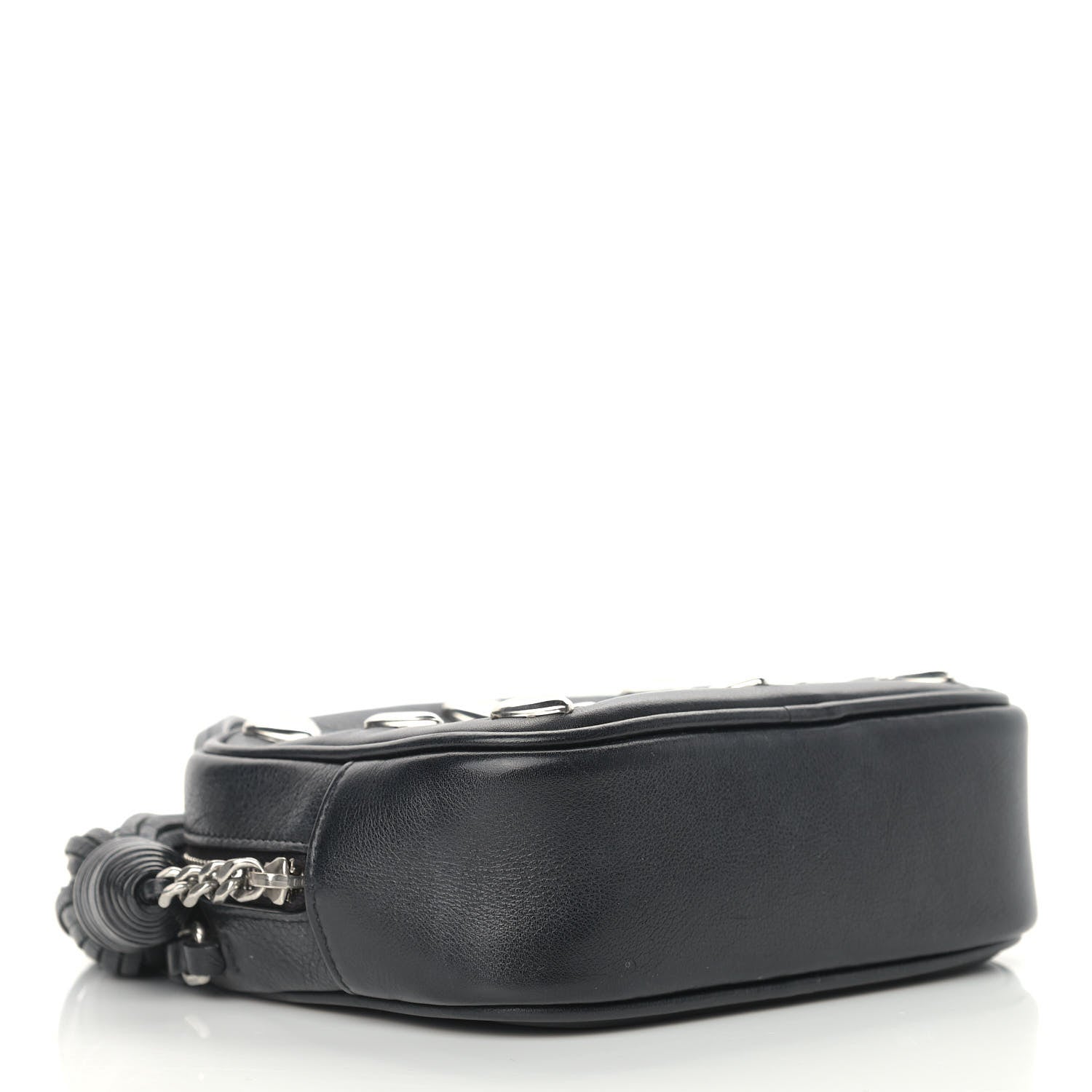 Saint Laurent Calfskin Heart Monogram Lou Camera Bag Black 4 of 12