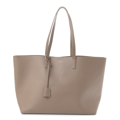 Saint Laurent Calfskin Large Shopping Tote Light Taupe 1 of 10