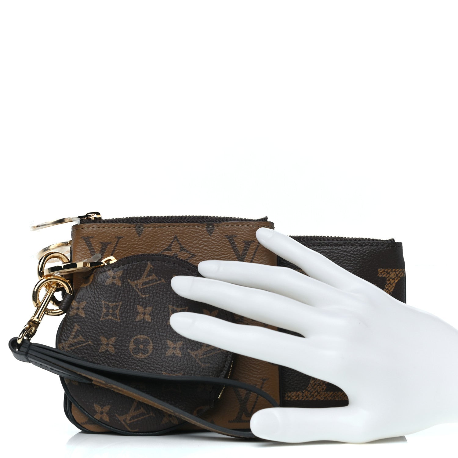 Louis Vuitton Reverse Monogram Giant Trio Pouch 4 of 12
