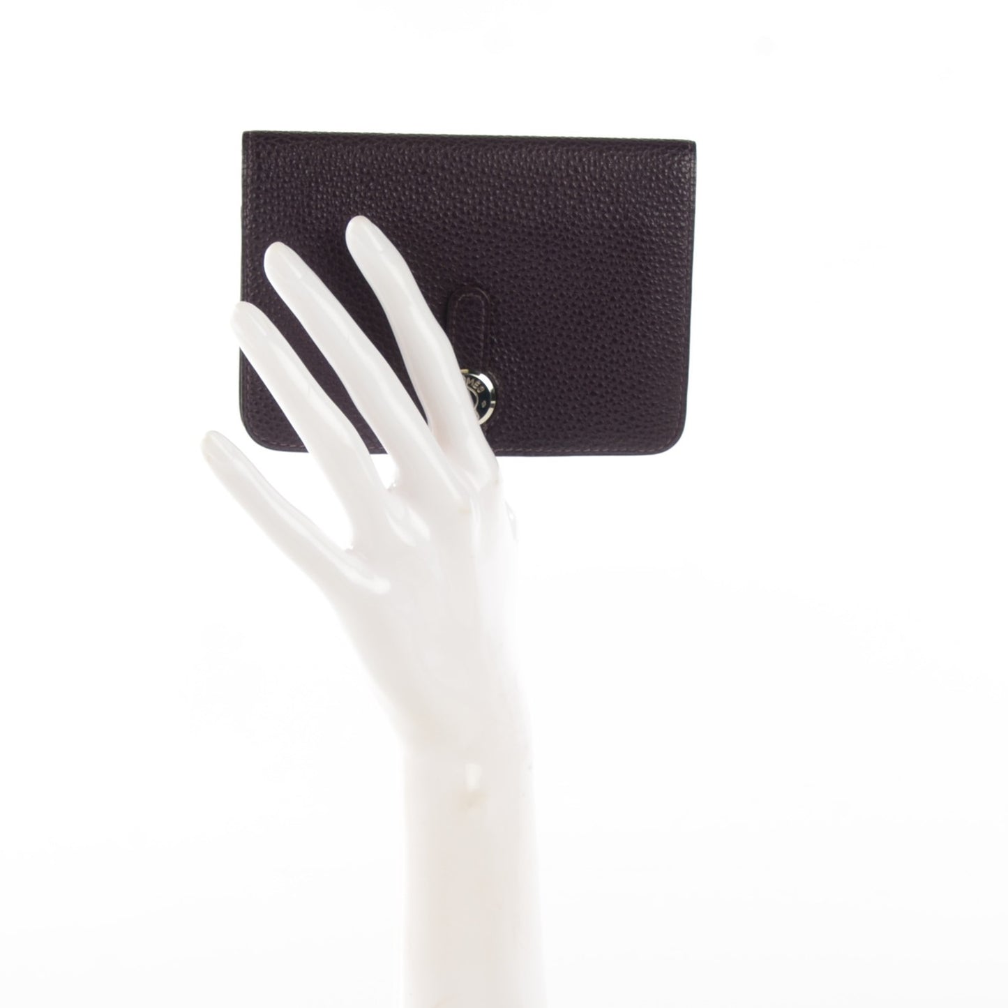 Togo Dogon Compact Wallet Raisin