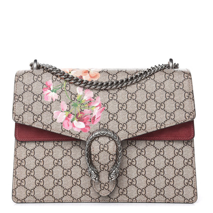 Gucci GG Supreme Monogram Blooms Medium Dionysus Shoulder Bag Beige Multicolor Dry Rose 1 of 13