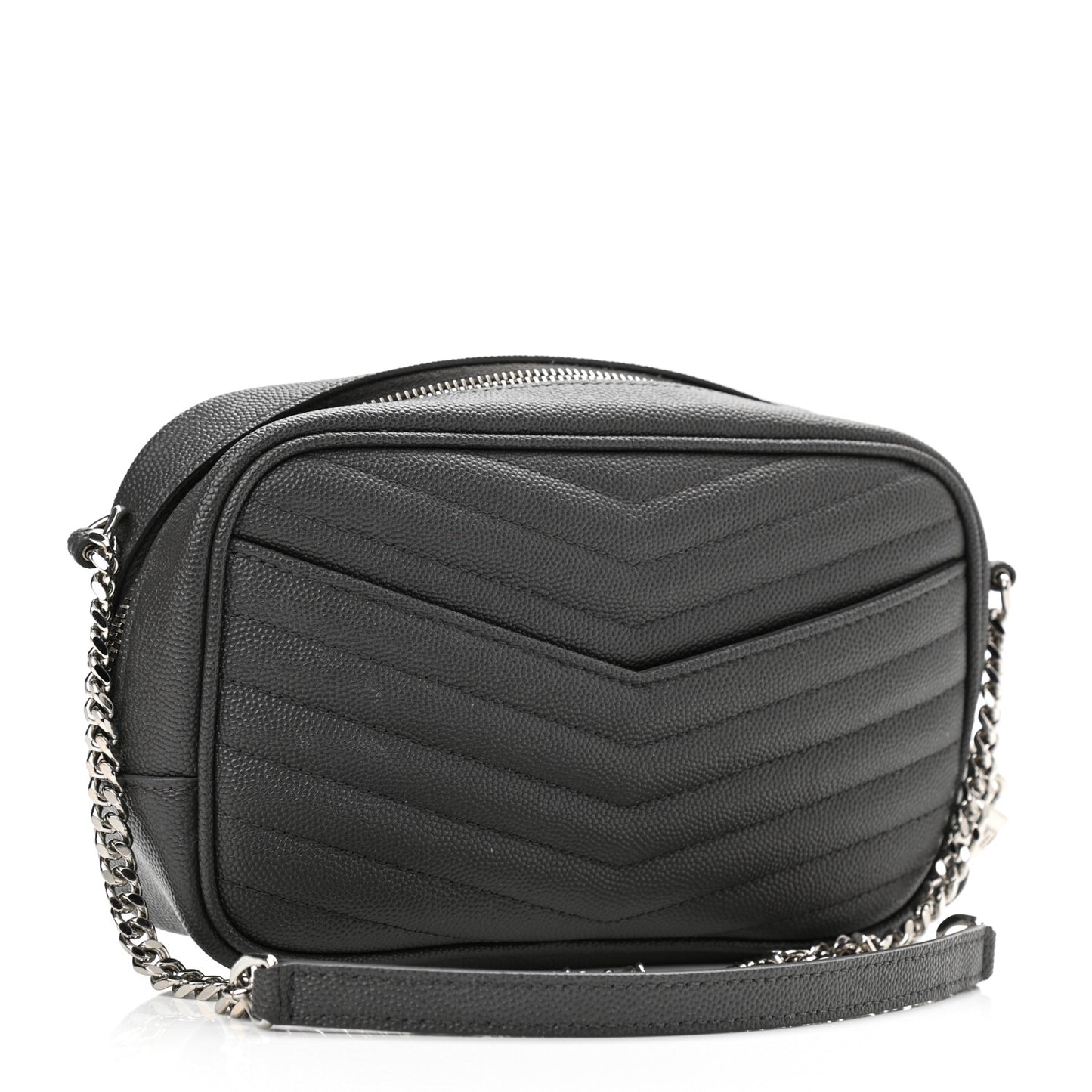 Grain De Poudre Matelasse Monogram Mini Lou Camera Bag Asphalt