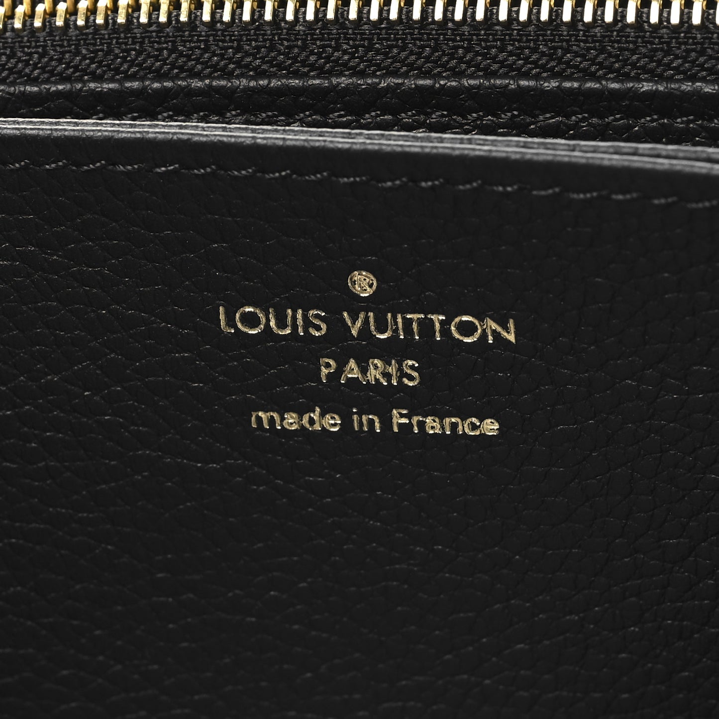 Empreinte Monogram Giant Zippy Wallet Black Beige