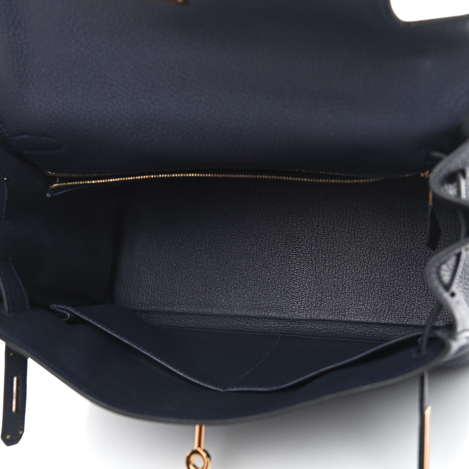 Hermes Togo Kelly Retourne 28 Bleu Nuit 4 of 9