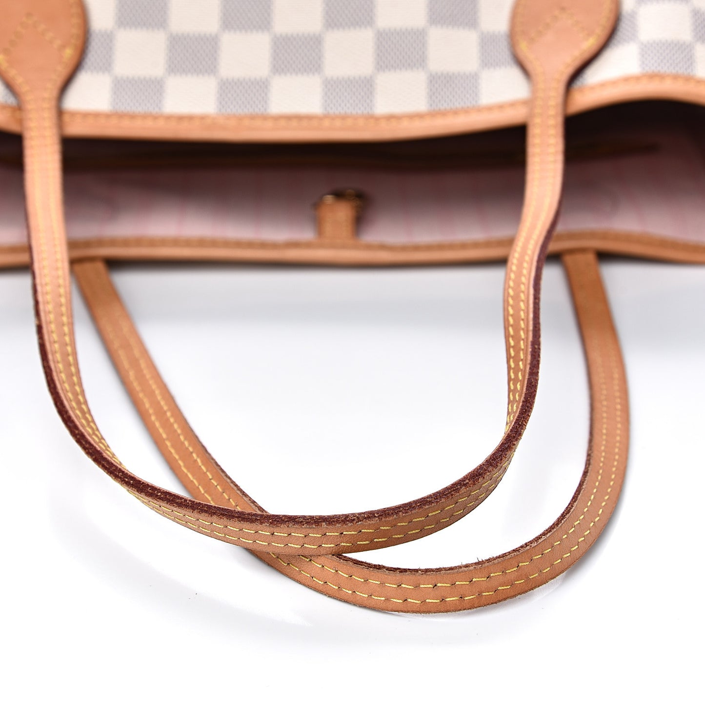 Damier Azur Neo Neverfull MM Rose Ballerine
